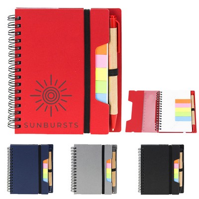 Spiral Notebook W/ Pen & Ruler