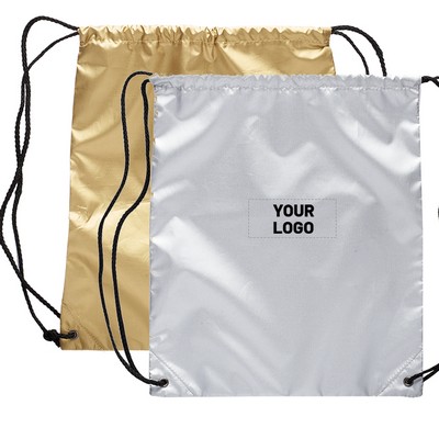 Shiny Drawstring Backpack