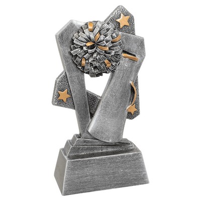 Cheer Triumph Resin Award - 6 1/2"