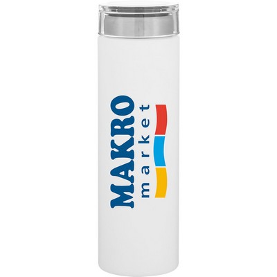 16.9 oz h2go Rocket Water Bottle (Matte White)