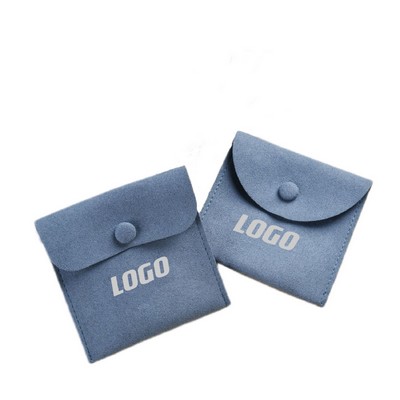 3.15 x 3.15" Velvet Jewelry Pouch