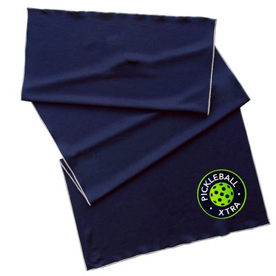 Full Color Pickleball Cooling Towel with Printable Pouch
