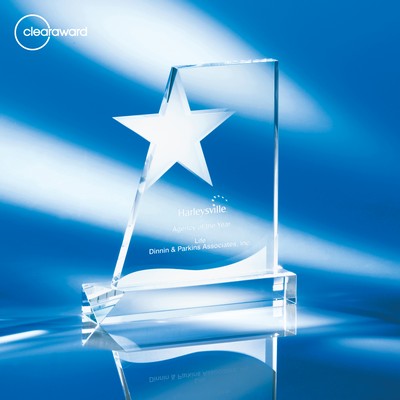 Clearaward North Star Optical Crystal Achievement Award 8"