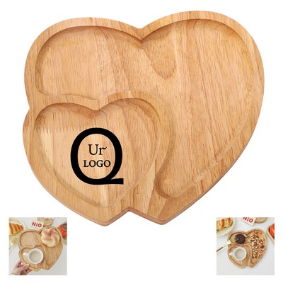 Heart-Shaped Breakfast Tray