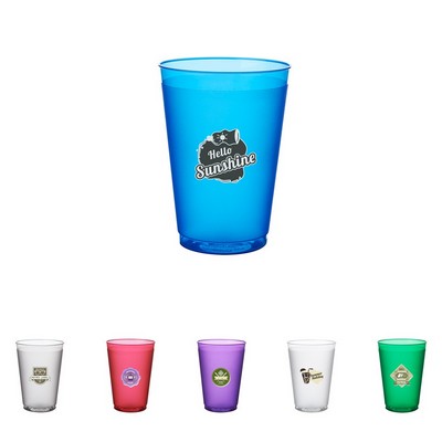 Flexible Frosted Plastic Stadium Cups 12 oz.