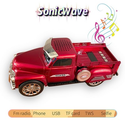 SonicWave Drive Pickup Truck-Shaped Bluetooth Speaker