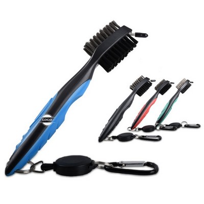 Golf Club Brush Groove Clean Bristle