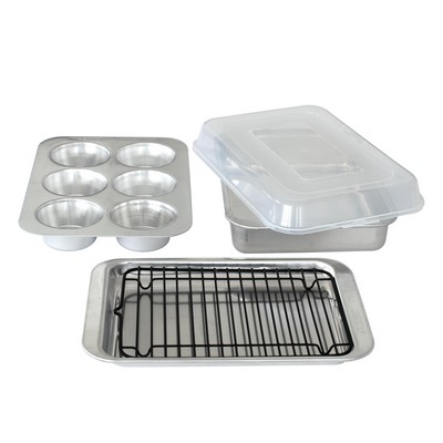 Nordic Ware Naturals Compact Ovenware 5-Piece Bakeware Set