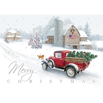 Coming Home with the Tree!