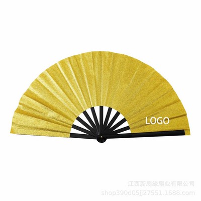 Glitter Kung Fu Hand Fan