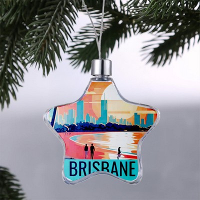 Heat Transfer Star Shaped Photo Frame