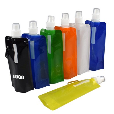 Foldable Water Bag w/Carabiner