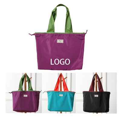 Solid Color Foldable Eco-friendly Tote Bag