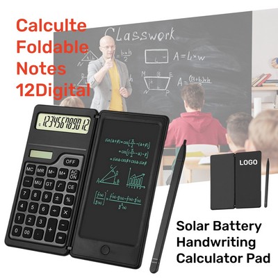 Solar Battery Handwriting Calculator Pad