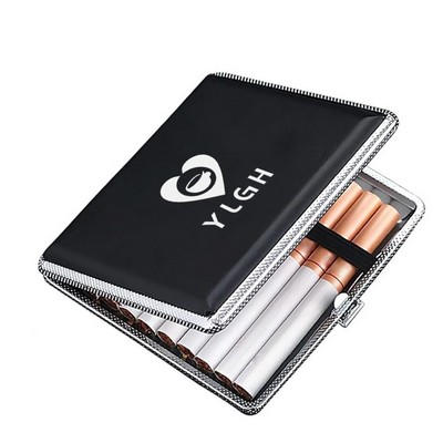 20 Capacity PU Leather Cigarette Case