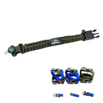 Survival Bracelet and Multitool