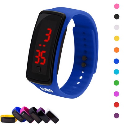 Sports Bracelet Watch with Digital Display Adjustable Band and Detachable Design