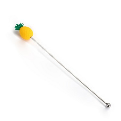 7.68 L Stainless Steel Pineapple Top Beverage Stirrers Coffee Stick