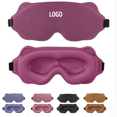3D Blackout Sleep Mask For Airplane Travel