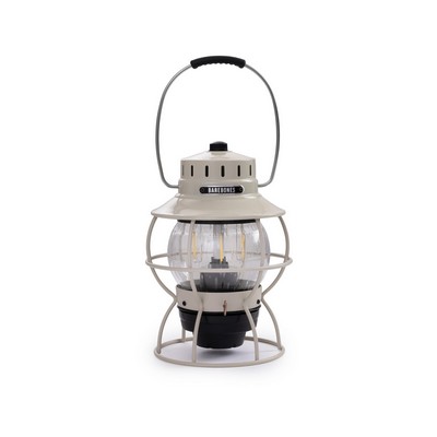Barebones Rechargeable Railroad Lantern - Vintage White