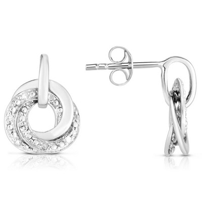Jilco Inc Tri Circle Earrings - .15twt
