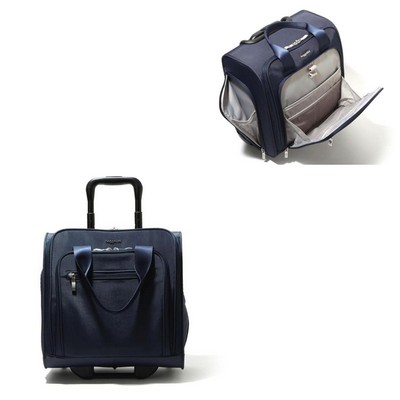 Baggallini® 2 Wheel Underseater Luggage - French Navy Blue