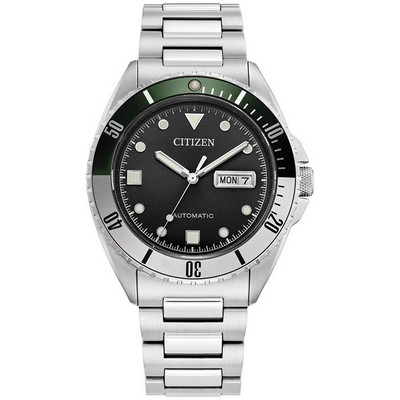 Citizen Watch Men's Sport Luxury Automatic Stainless Steel Bracelet Watch Black Dial
