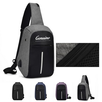 Usb Charging Crossbody Bag