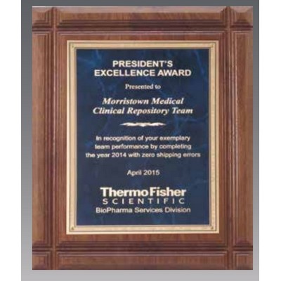 Classic Walnut Plaque - 13" x 17"