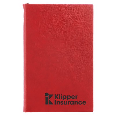 Leatherette Journal with Lined Notepad