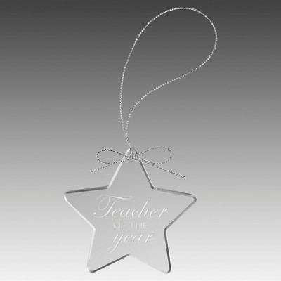 Glass Ornament with String