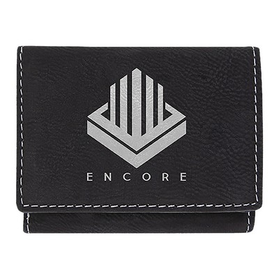 Leatherette Trifold Wallet
