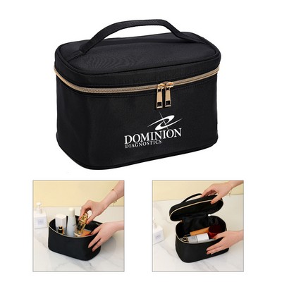 Travel Makeup Bag with Handle