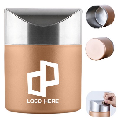Stainless Steel Desktop Trash Can