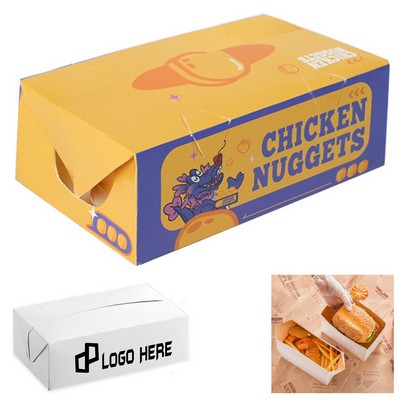 4.92X2.83X1.85" Disposable Chicken Nugget Box