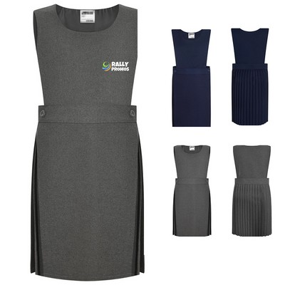 School Uniforms O-neck Plain Tank Dresses