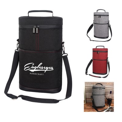 Insulated Double Wine Cooler Bag