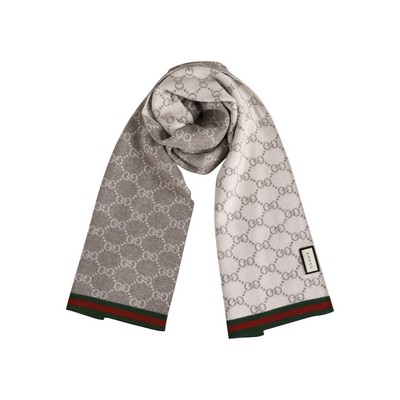 Gucci Doubleface Reversible Men' Gg Scarf