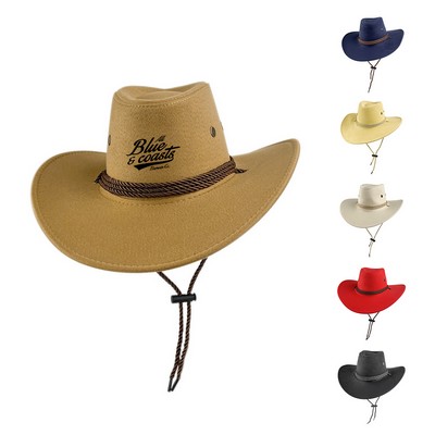 Suede Sun-shaded Cowboy Hat