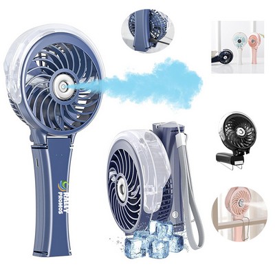 Mini Foldable Electric Cooling Hand Misting Fans