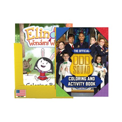 PBS KIDS Coloring Books PDQ 3 Tabletop Display