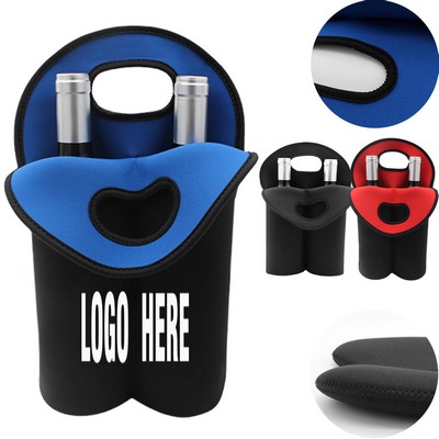 Neoprene Double-bottle Wine Sleeve