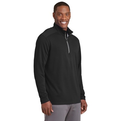 Sport-Tek Sport-Wick Textured 1/4-Zip Pullover
