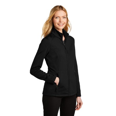 Port Authority® Women's Grid Fleece Jacket