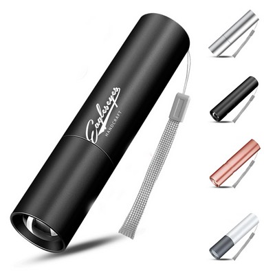 Aluminium Alloy LED Flashlight with 3000Mah Power Bank