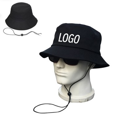 Premium Cotton Fisherman Hat with Adjustable Chin Strap