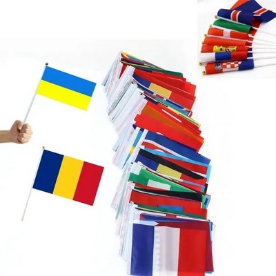 Custom Hand Waving Promotional Flag