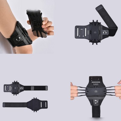 Sports Swivel Armband Outdoor Running Cell Phone Arm Pouch