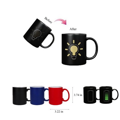 11 Oz Magic Heat Color Changing Ceramic Mug