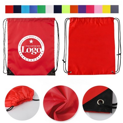 210D Polyester Drawstring Backpack